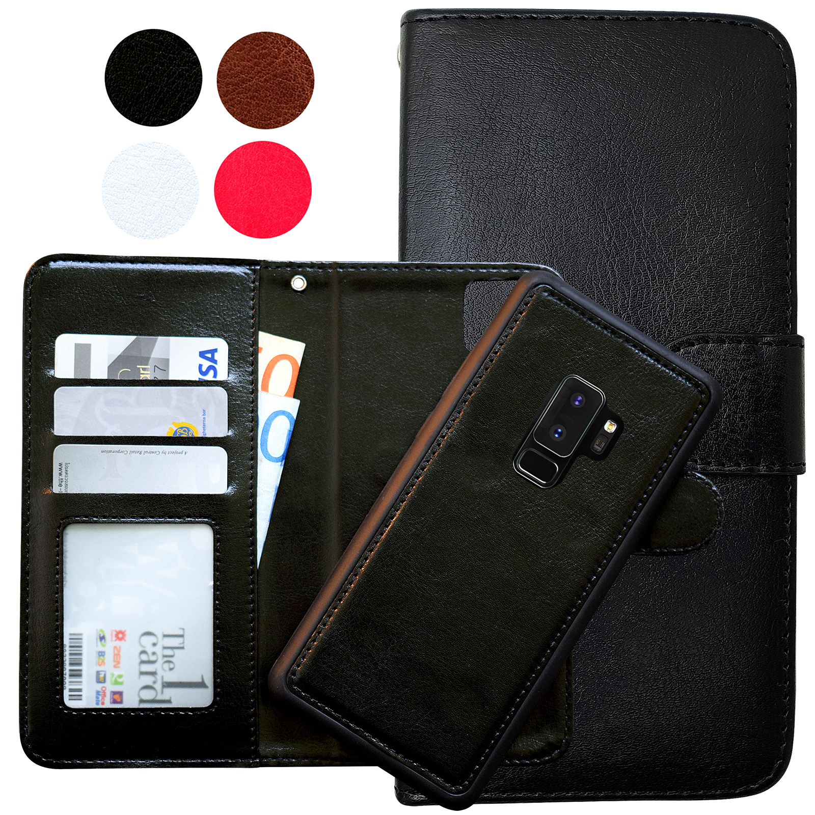 Samsung Galaxy S9 Plus - PU Leather Wallet Case