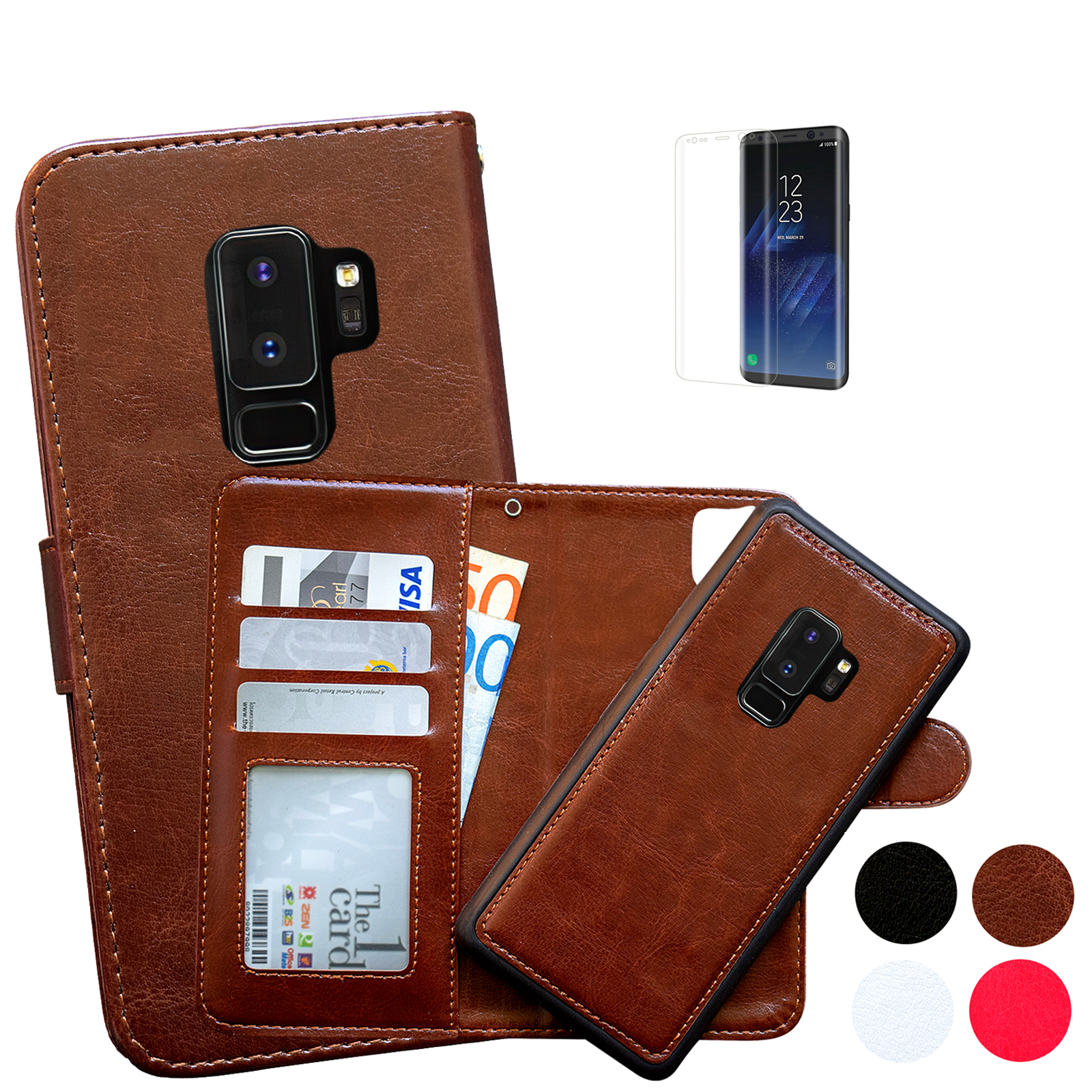 hop viel schrijven Samsung Galaxy S9 Plus - Leather Case / Wallet