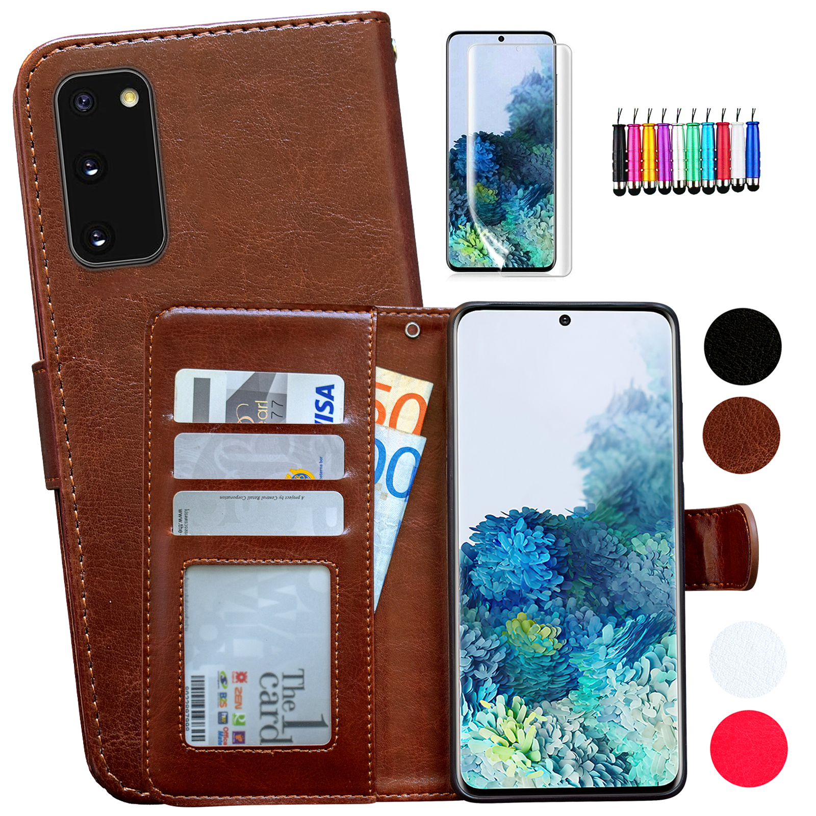 Samsung Galaxy S20 - PU Leather Wallet Case