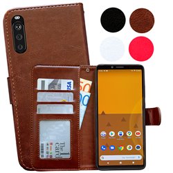 Sony Xperia 10 II - PU Leather Wallet Case