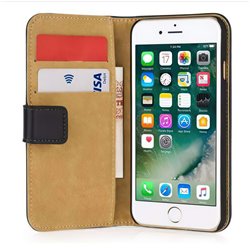 iPhone 7/8/SE (2020) - Leather Case/Wallet + Touch & Pen