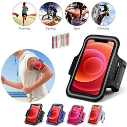 iPhone 13 Pro Max - PU Leather Sport Arm Band Case