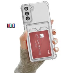 Samsung Galaxy S21 FE - Card Cover / Beskyttelse Transparent