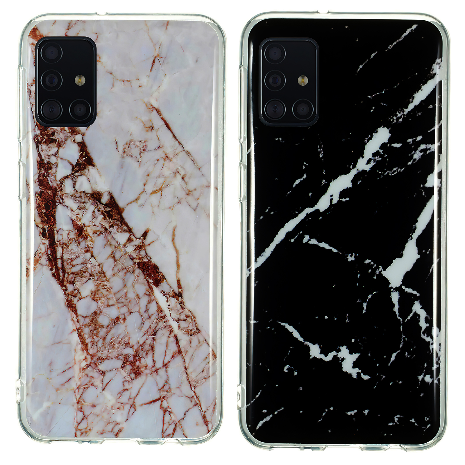 Samsung Galaxy A51 - Cover / Beskyttelse Marble