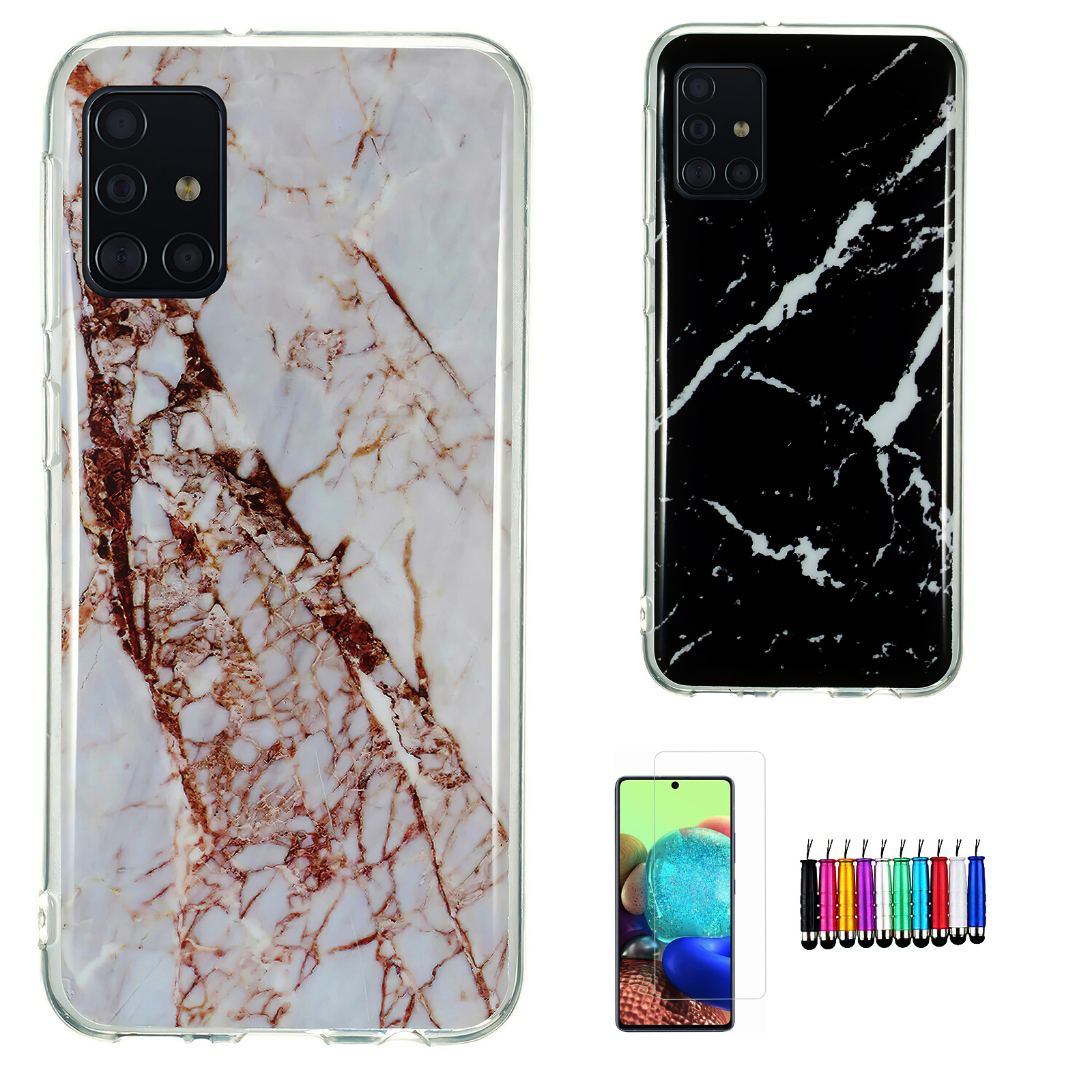 Samsung Galaxy A71 - Case Protection Marble