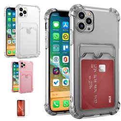 iPhone 13 Pro - Card case Protection Transparent