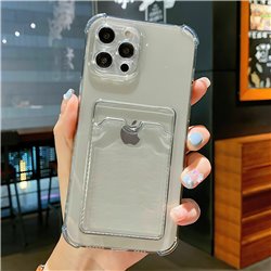 iPhone 13 Pro - Card case Protection Transparent