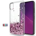 iPhone X/Xs - Moving Glitter 3D Bling Cover / Beskyttelse