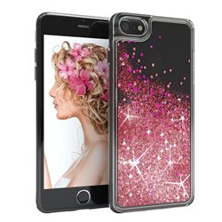 iPhone 6/7/8/SE 2020 - Moving Glitter 3D Bling Kuori / Suoja