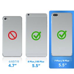 iPhone 6 Plus / 6S Plus - Moving Glitter 3D Bling Phone Case