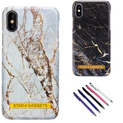 iPhone X/Xs - Cover / Beskyttelse Marble