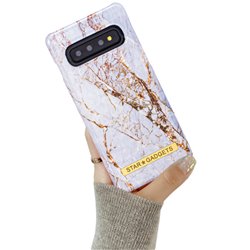 Samsung Galaxy S10 - Case Protection Marble / Rose