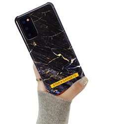 Samsung Galaxy S20 - Skal / Skydd / Blommor / Marmor