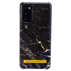 Samsung Galaxy S20 - Skal / Skydd / Blommor / Marmor