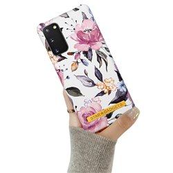 Samsung Galaxy S20 - Case Protection Flowers / Marble