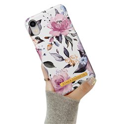 iPhone XR - Case Protection Flowers / Marble