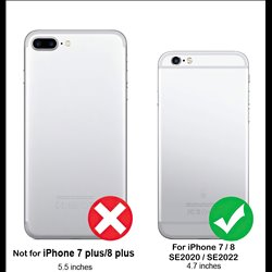 iPhone 7/8/SE (2020 & 2022) - Skal / Skydd / Kortfack