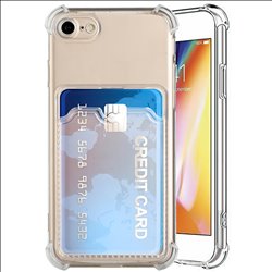 iPhone 7/8/SE (2020 & 2022) - Card Cover / Beskyttelse Transparent