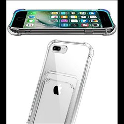 iPhone 7 Plus / 8 Plus - Card Case Protection Transparent