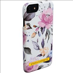 iPhone 6 / 6S - Cover / Beskyttelse Flowers / Marble