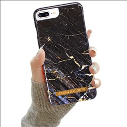 iPhone 6 Plus / 6S Plus - Cover / Beskyttelse Flowers / Marble